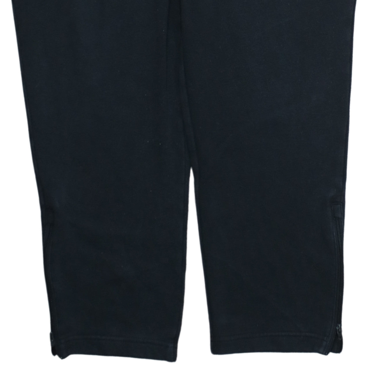 Adidas Men's Black Fleece Sweatpants L Regular Fit Activewear Trousers