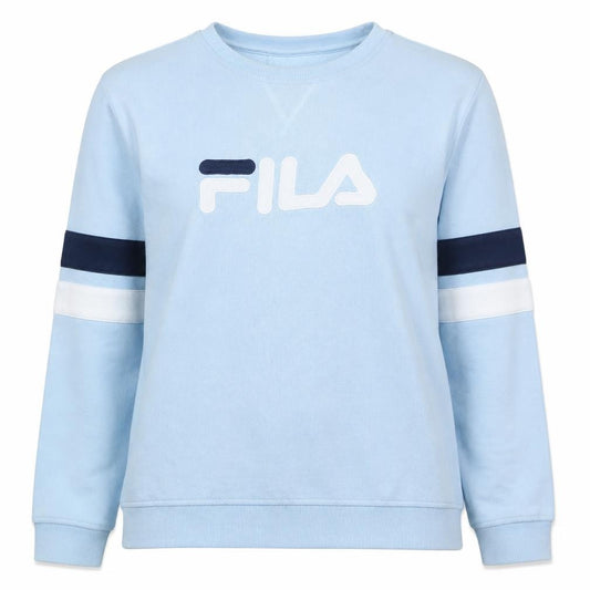 Fila Womens Light Blue Crew Neck Logo Sweatshirt XL