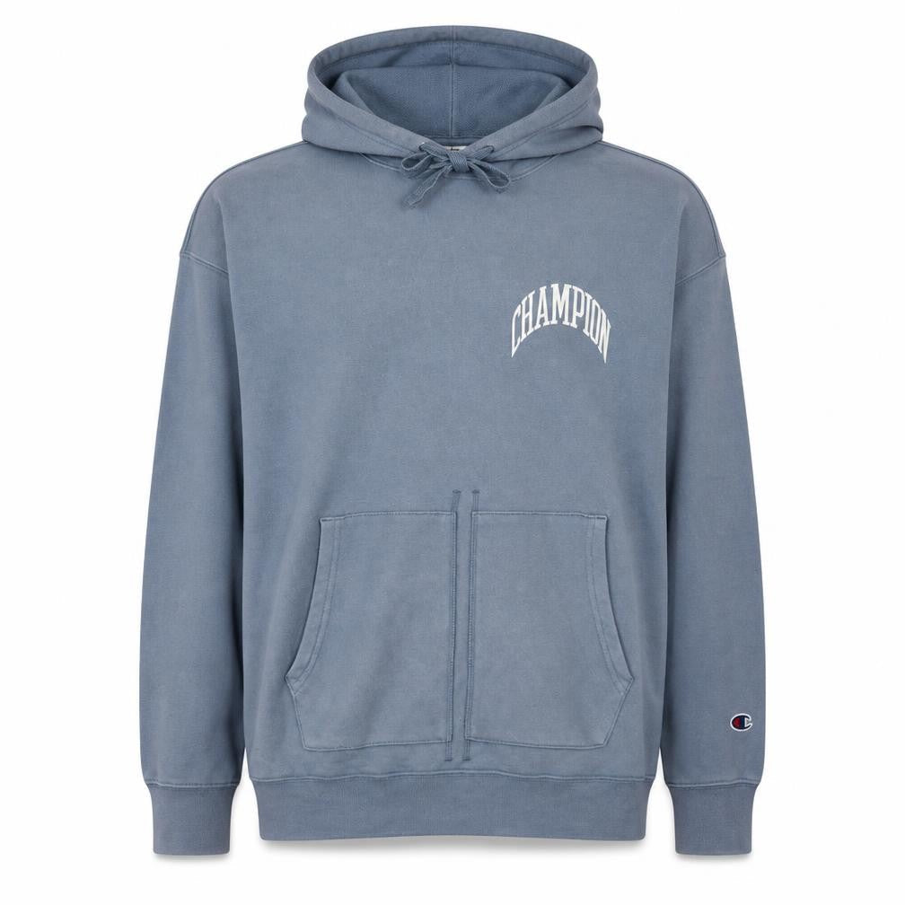 Champion Men’s Blue Pullover Hoodie Medium Logo Sportswear