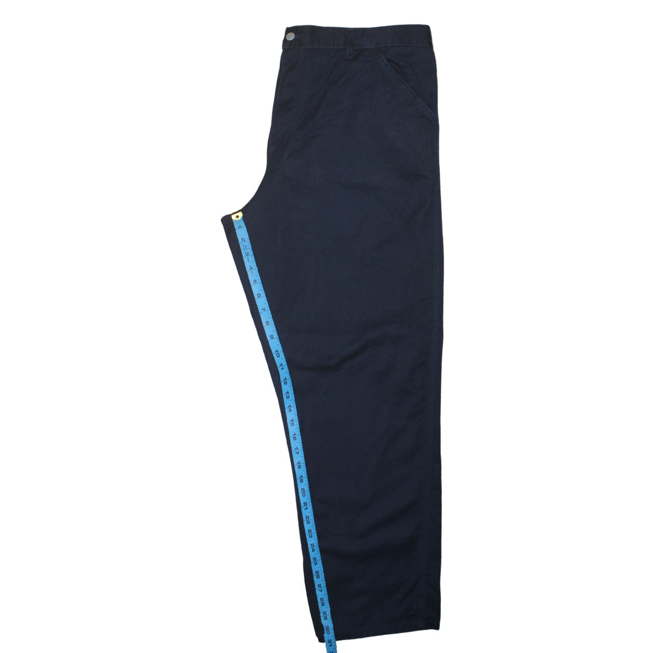 Carhartt Men Blue 40x32 Simple Pant Regular Fit Workwear Chino Trousers
