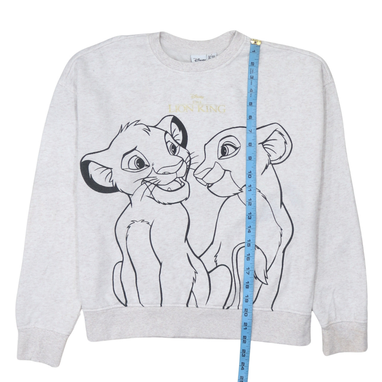 Disney x Primark Women's Grey Lion King Sweatshirt Size 10/12