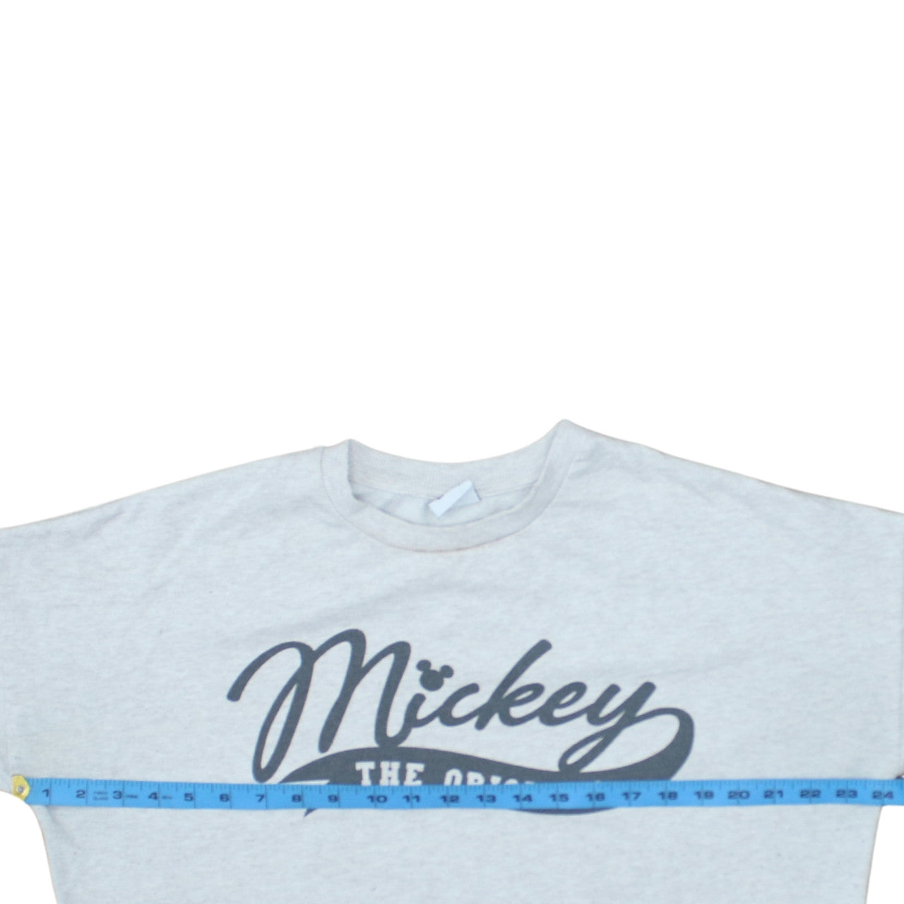 Disney Women Grey Mickey The Original Pullover Sweatshirt UK 14