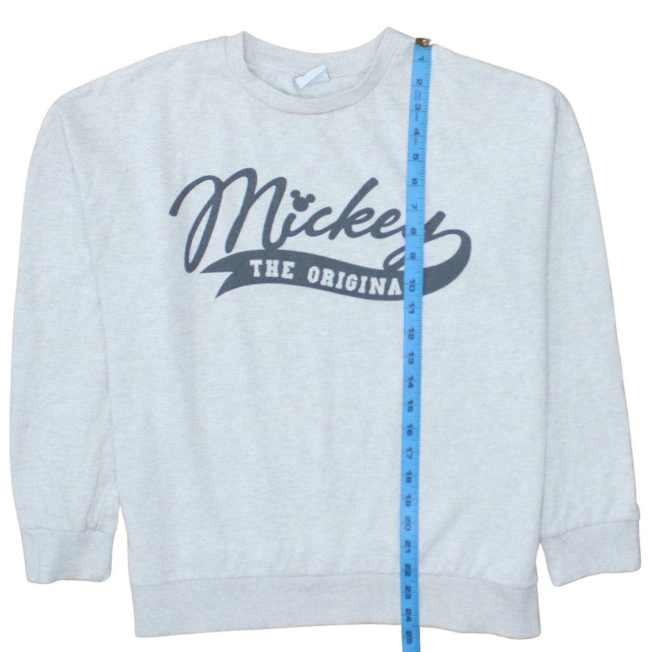 Disney Women Grey Mickey The Original Pullover Sweatshirt UK 14