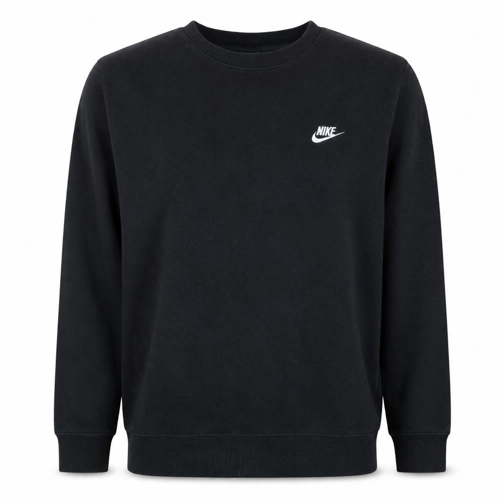 Nike Womens Black XL Pullover Sweatshirt Crew Neck Long Sleeve