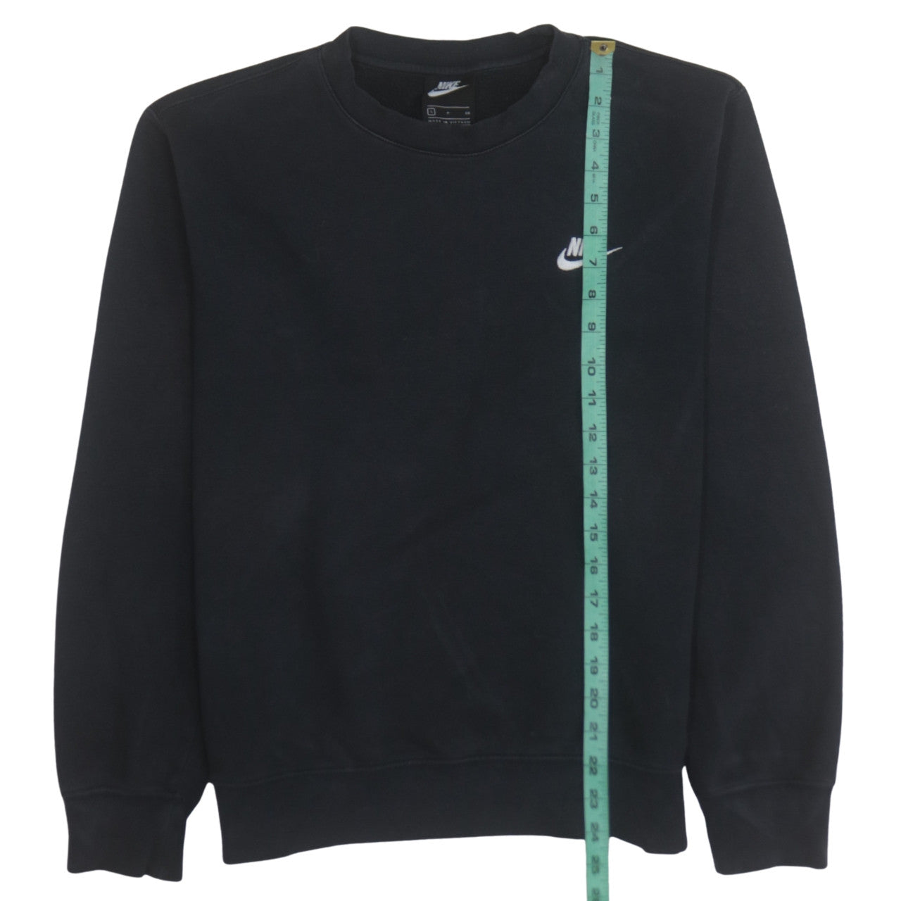 Nike Men's Black Small Pullover Sweatshirt Crew Neck Fleece
