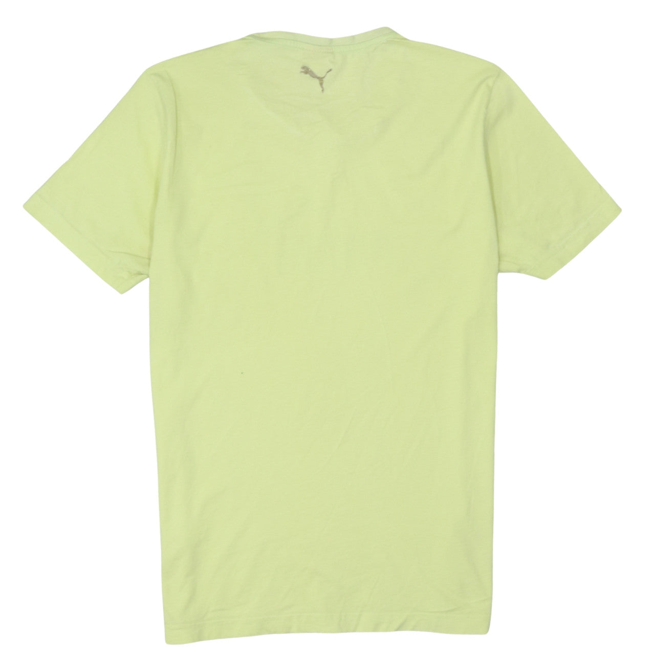 Puma Men's Green Cotton Crew Neck Sports T-Shirt M