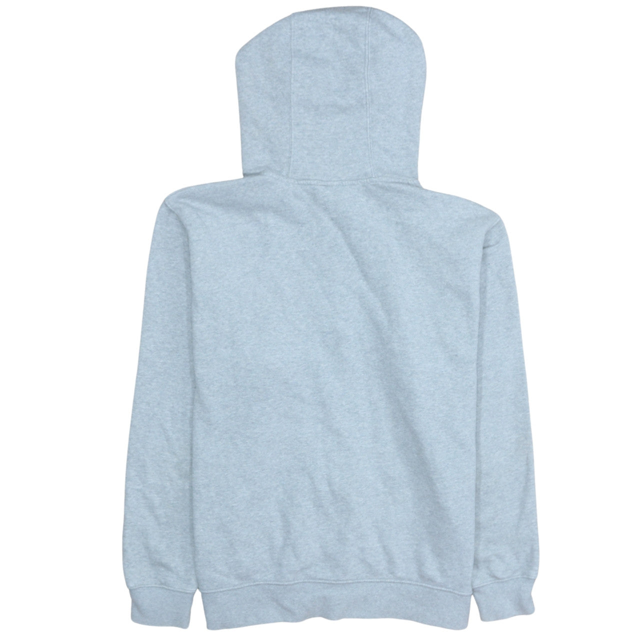 Nike Womens Grey Full Zip Hoodie XL - Cotton Blend Casual Sweatshirt