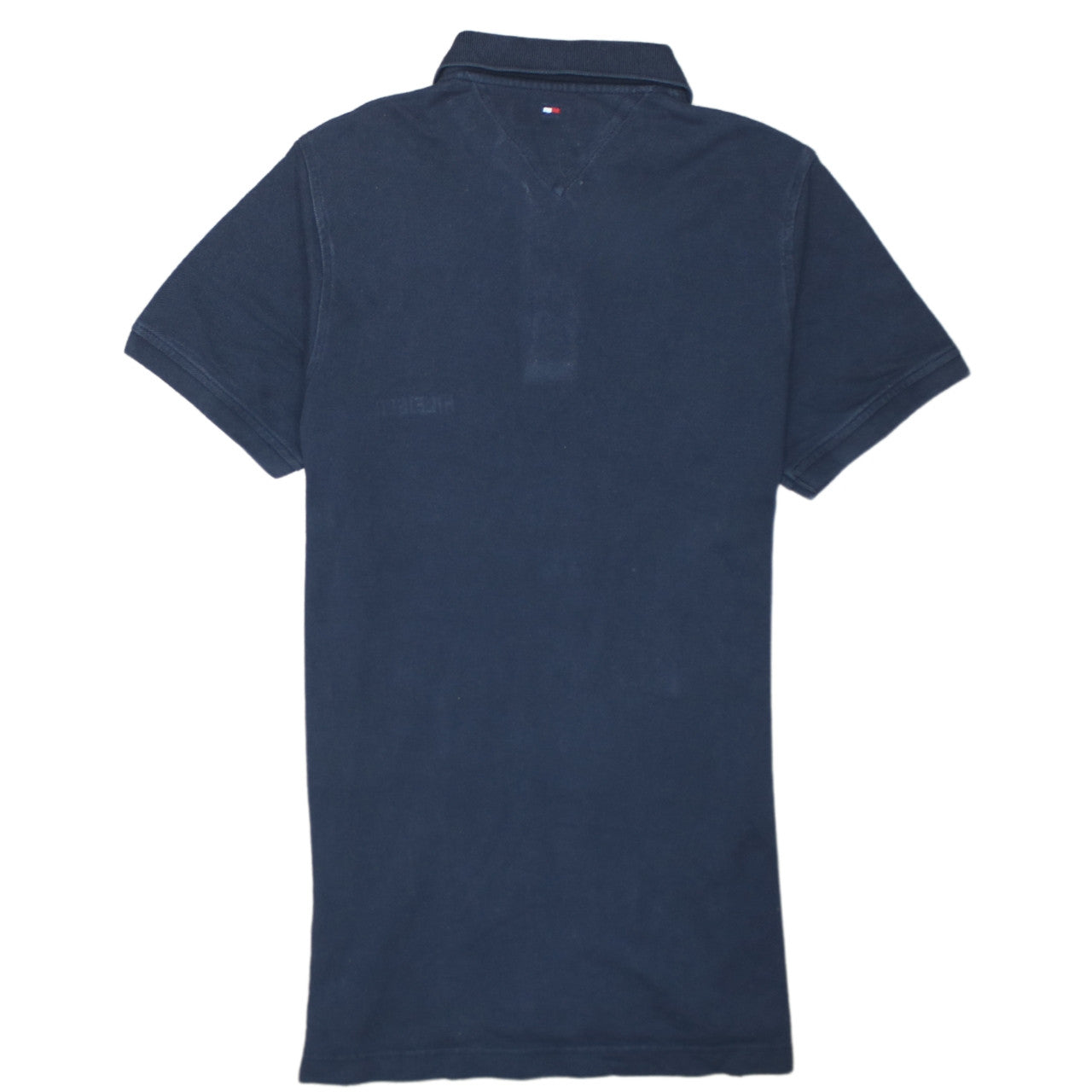 Tommy Hilfiger Men's Blue Slim Fit Cotton Polo Shirt Size S