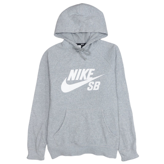 Nike SB Men's Grey XS Pullover Hoodie with Logo