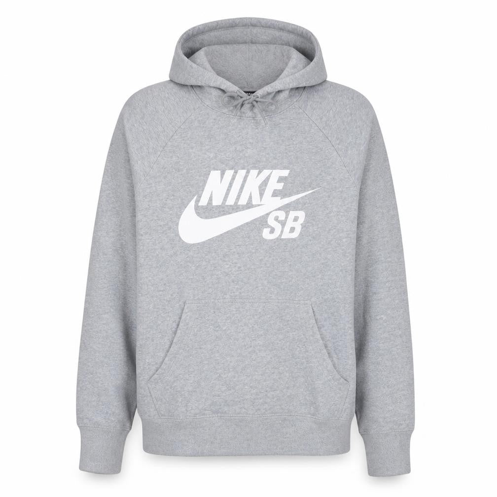 Nike SB Men's Grey XS Pullover Hoodie with Logo