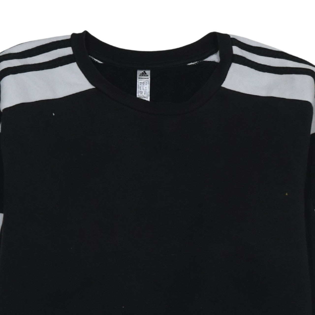 adidas Men's Black Small Pullover Sweatshirt Crew Neck Logo