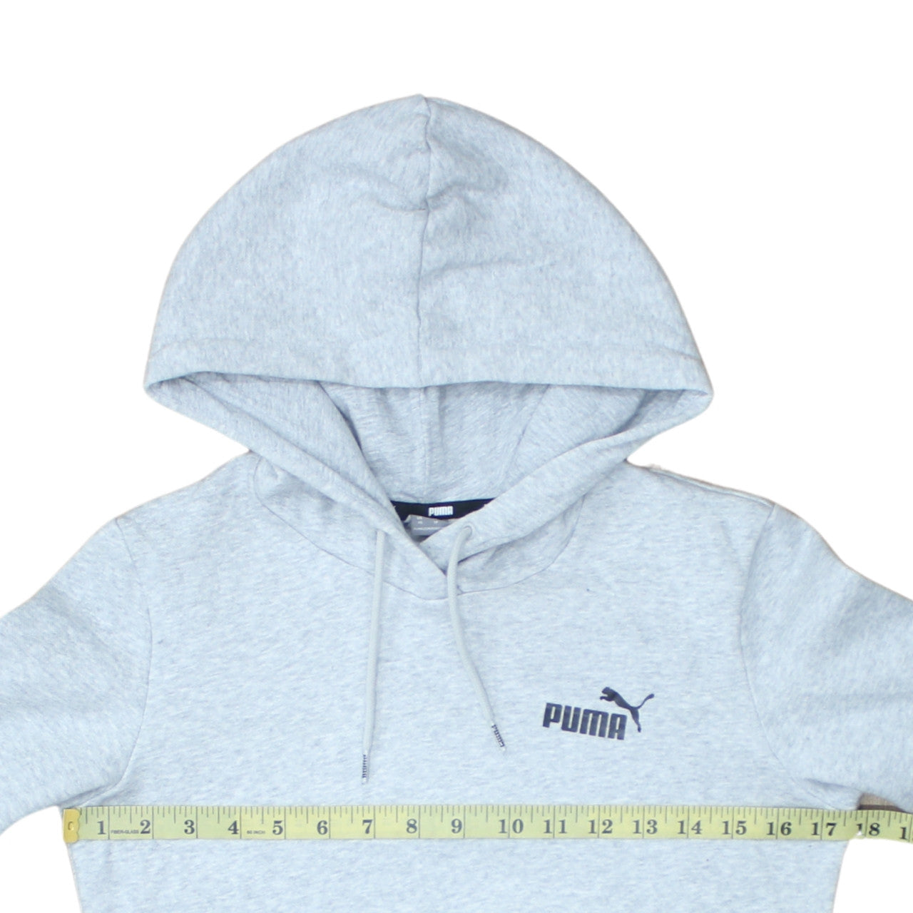 Puma Men's Grey XS Pullover Hoodie Regular Fit Fleece