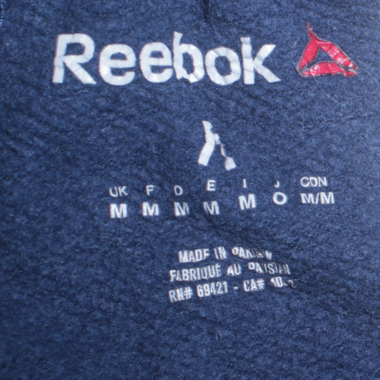 Reebok Men's Blue M Fleece Sweatpants Jogger Activewear Trousers
