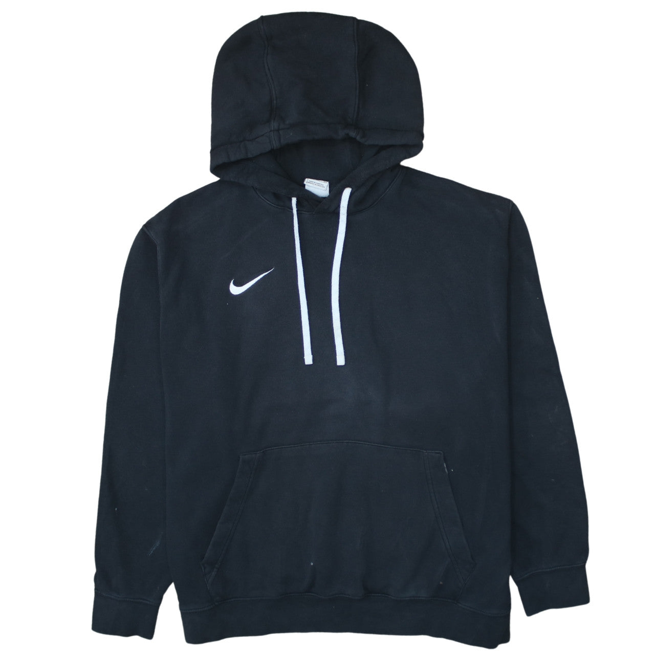 Nike Women’s Black XXL Pullover Hoodie with White Swoosh Logo