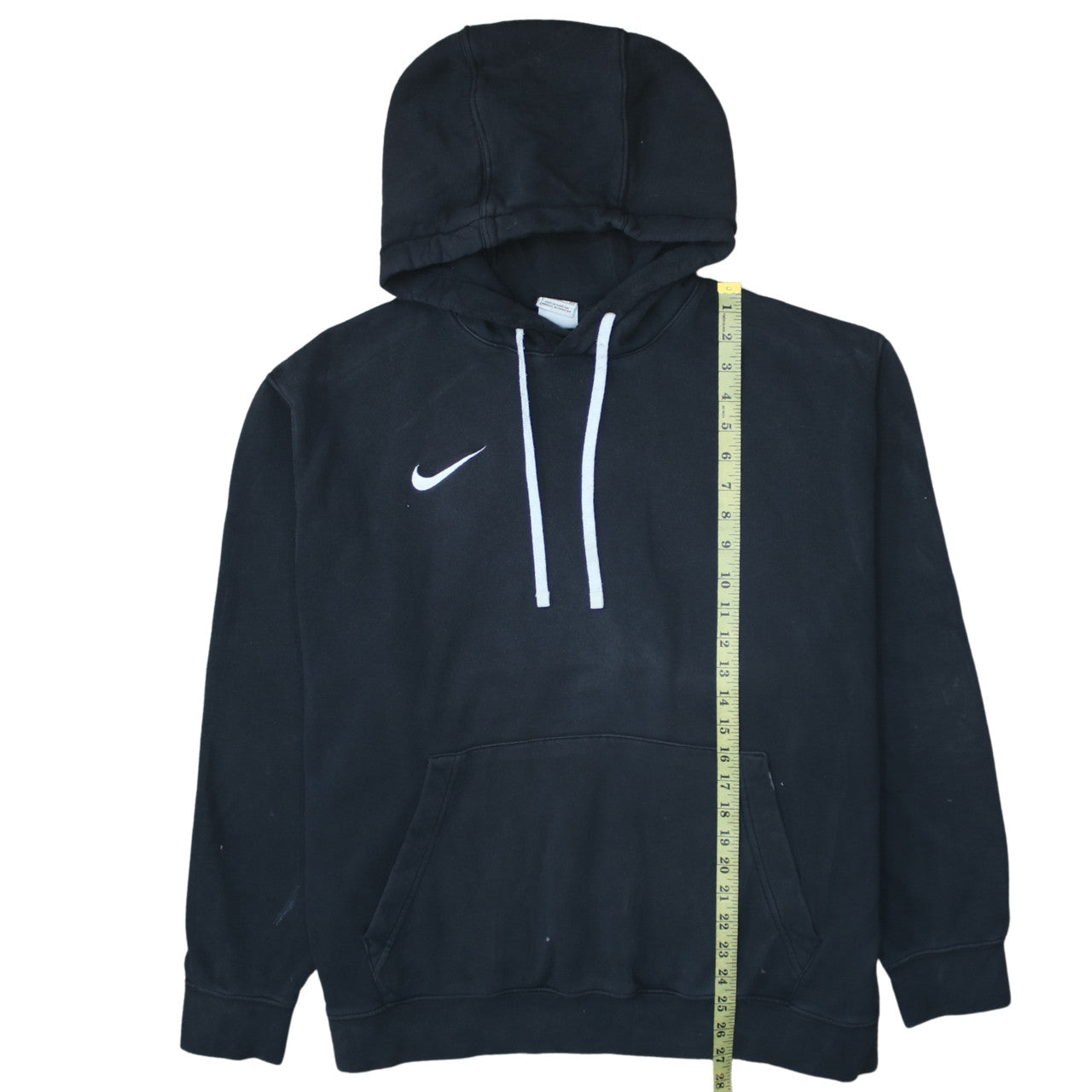 Nike Women’s Black XXL Pullover Hoodie with White Swoosh Logo