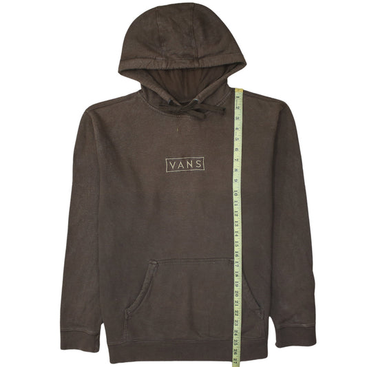 Vans Men's Brown Pullover Hoodie Medium Cotton Fleece Casual