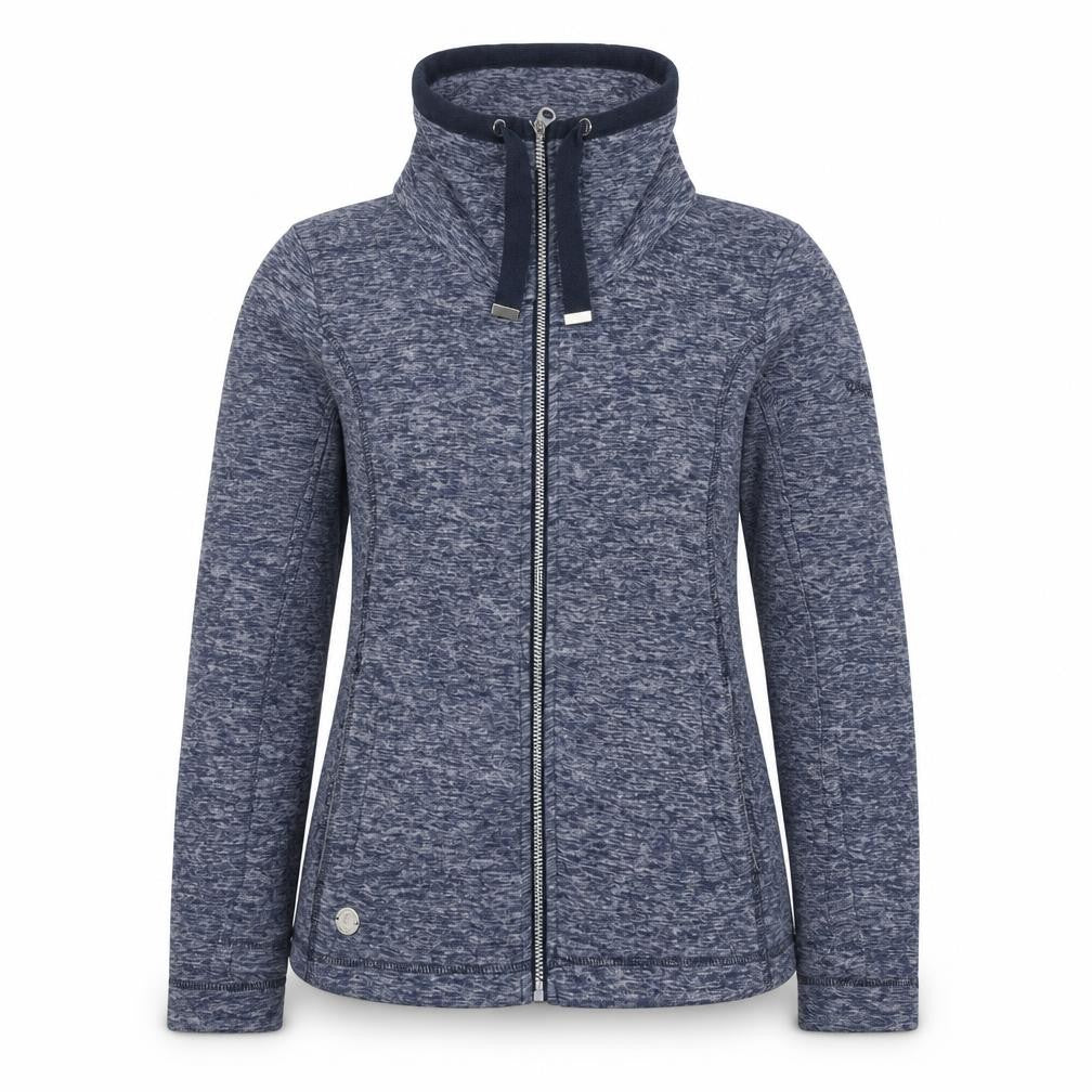 Regatta Women Blue Full Zip Hoodie Size 8 Polyester Outdoor Fleece