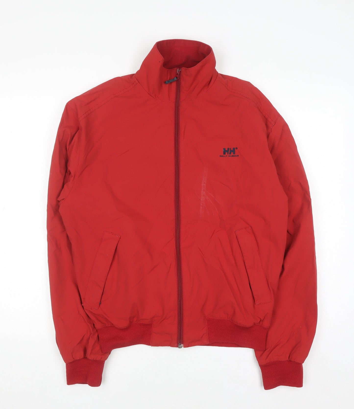 Helly Hansen Men's Red Bomber Jacket Size S Windproof Water Resistant