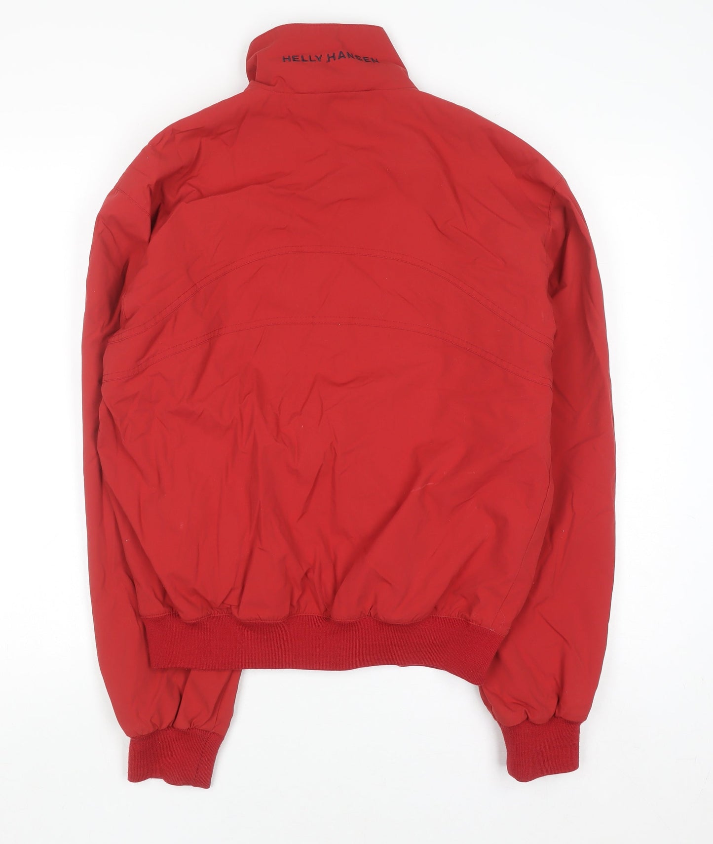 Helly Hansen Men's Red Bomber Jacket Size S Windproof Water Resistant