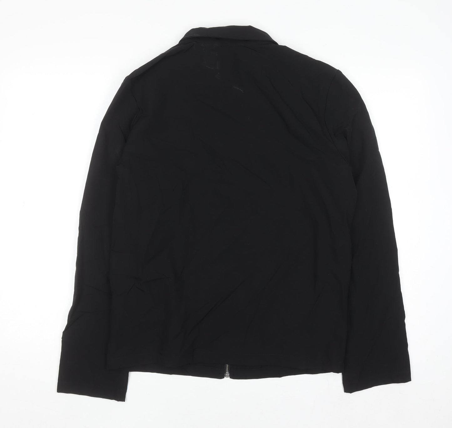 boohooMAN Men's Black XS Full Zip Lightweight Jacket