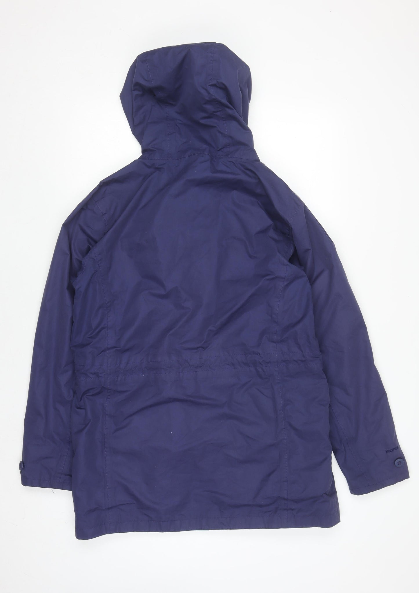 Regatta Women's Blue Waterproof Hooded Rain Jacket Size 12