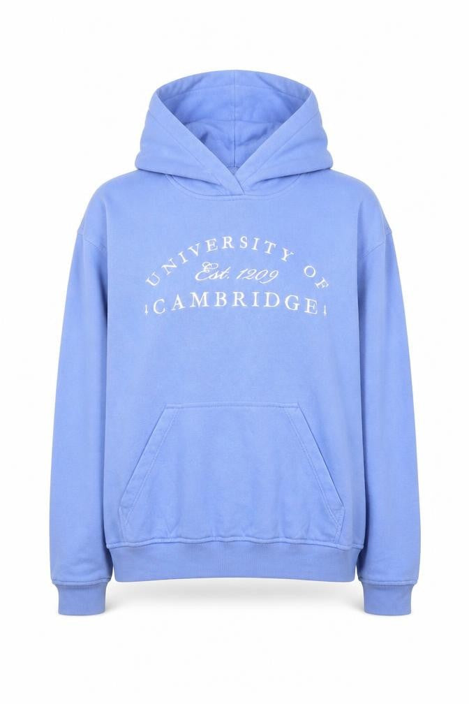 H&M Divided Women’s Blue University of Cambridge Pullover Hoodie Size S