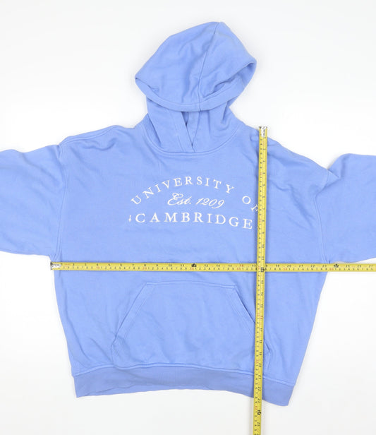 H&M Divided Women’s Blue University of Cambridge Pullover Hoodie Size S