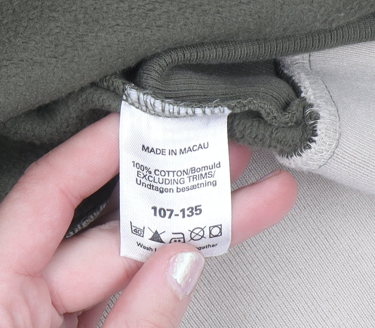 Next Men’s Green Full Zip Cotton Sweatshirt XL
