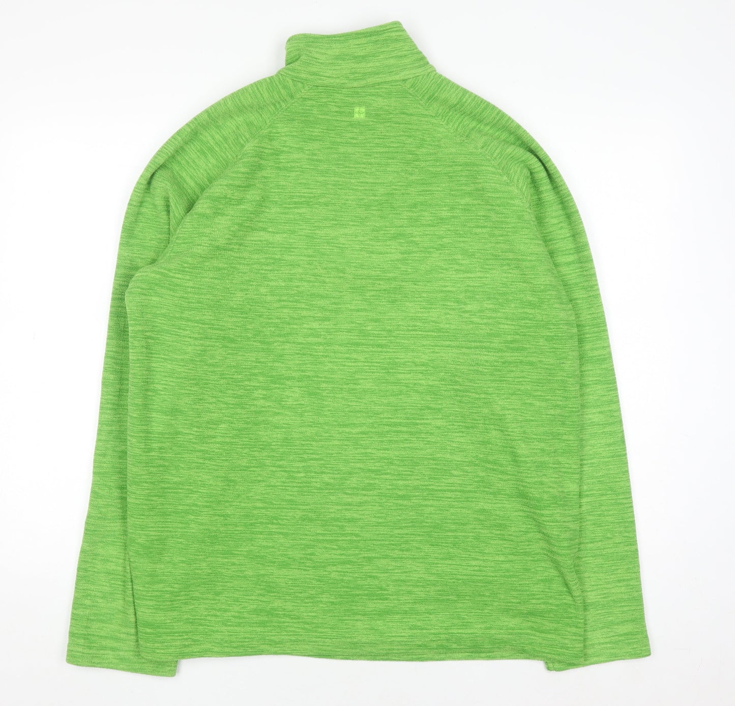 Mountain Warehouse Men's Green 1/4 Zip Fleece Sweatshirt Size L