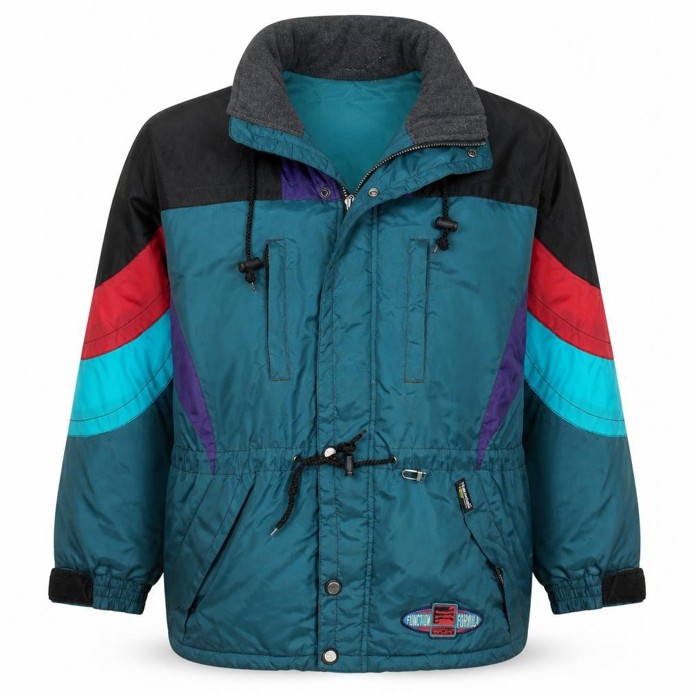 Rodeo Men’s Multicoloured L Ski Style Full Zip Winter Sweatshirt