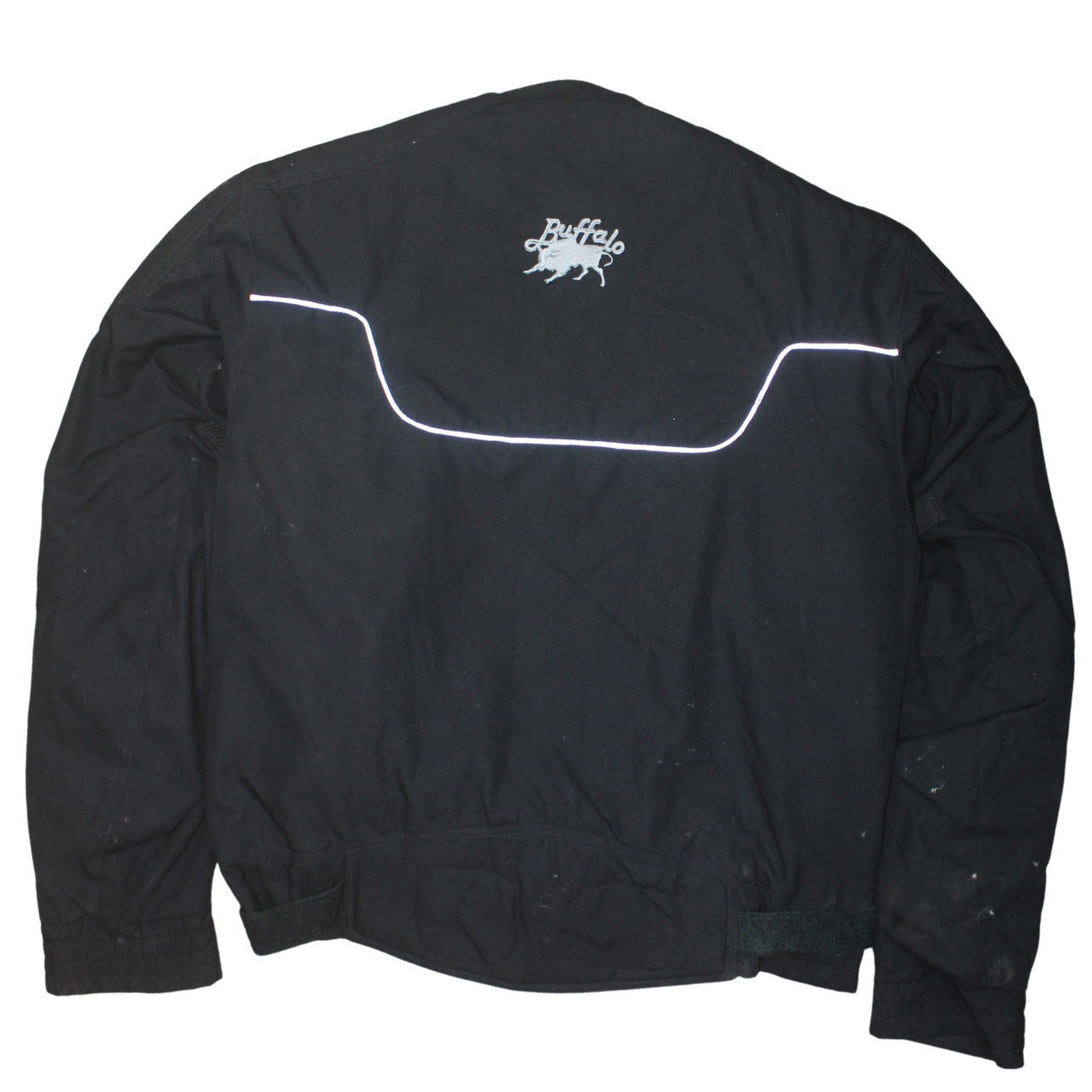 Buffalo by OSX Men's Black Motorcycle Jacket Size L Waterproof Riding
