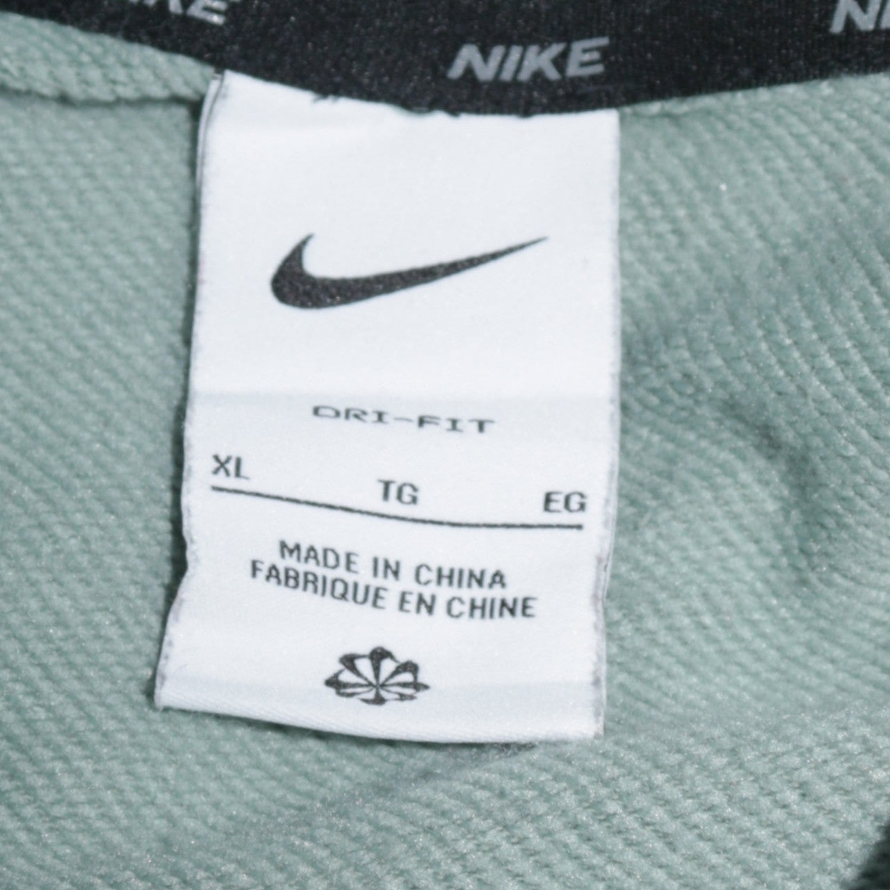 Nike Women’s Green XL Pullover Hoodie Dri-Fit Cotton Blend