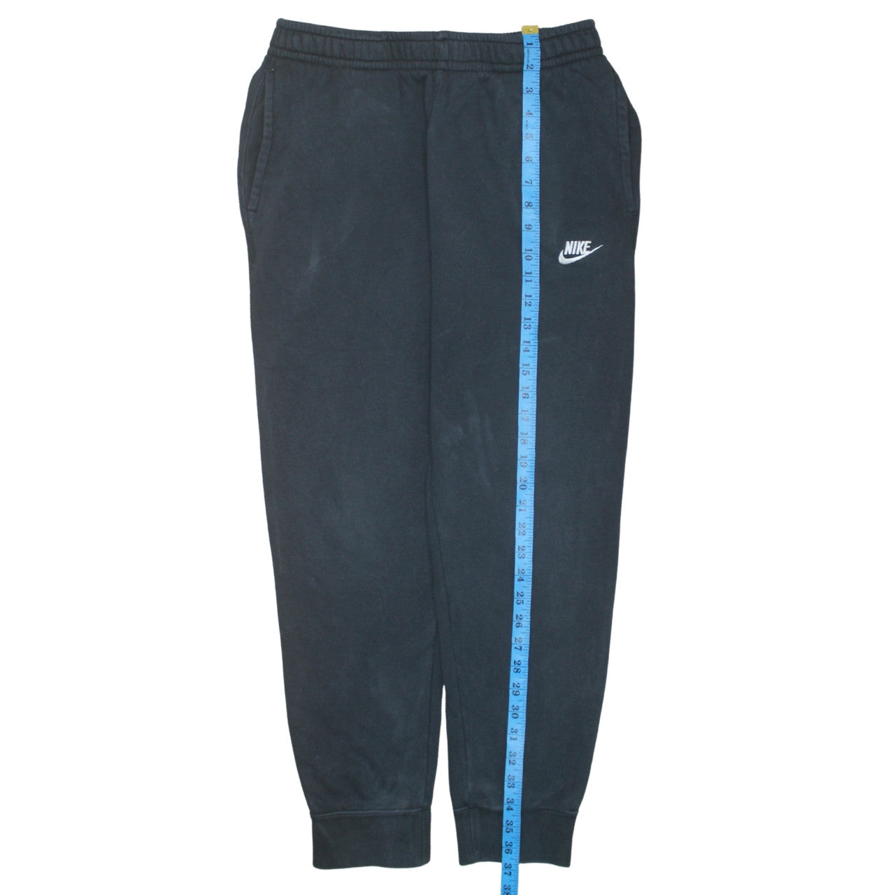 Nike Men's Black Jogger Trousers M Regular Fit Fleece Activewear