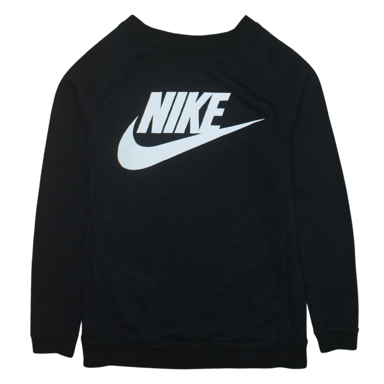 Nike Men's Black XS Pullover Sweatshirt Crew Neck Logo Print