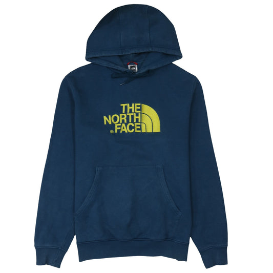 The North Face Men's Blue Pullover Hoodie Size L Outdoor Fleece