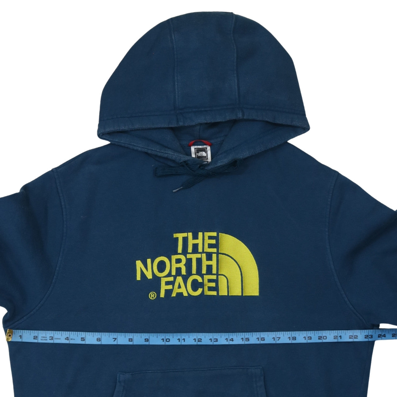The North Face Men's Blue Pullover Hoodie Size L Outdoor Fleece