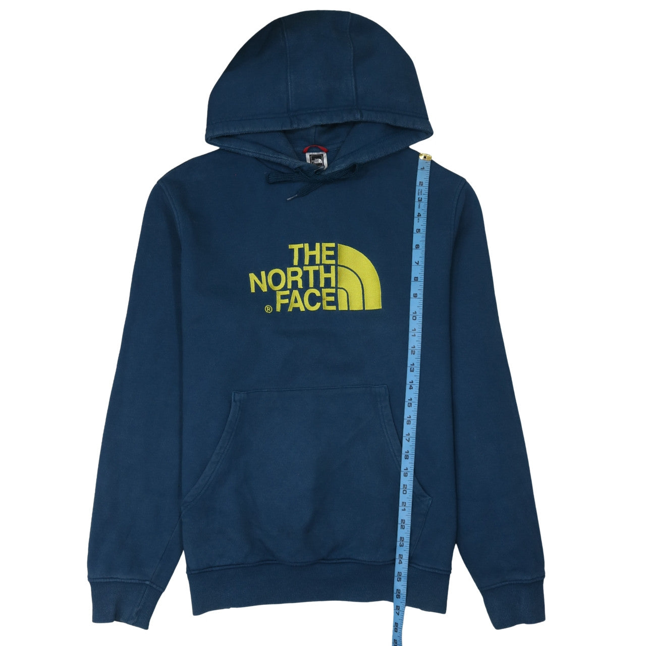 The North Face Men's Blue Pullover Hoodie Size L Outdoor Fleece