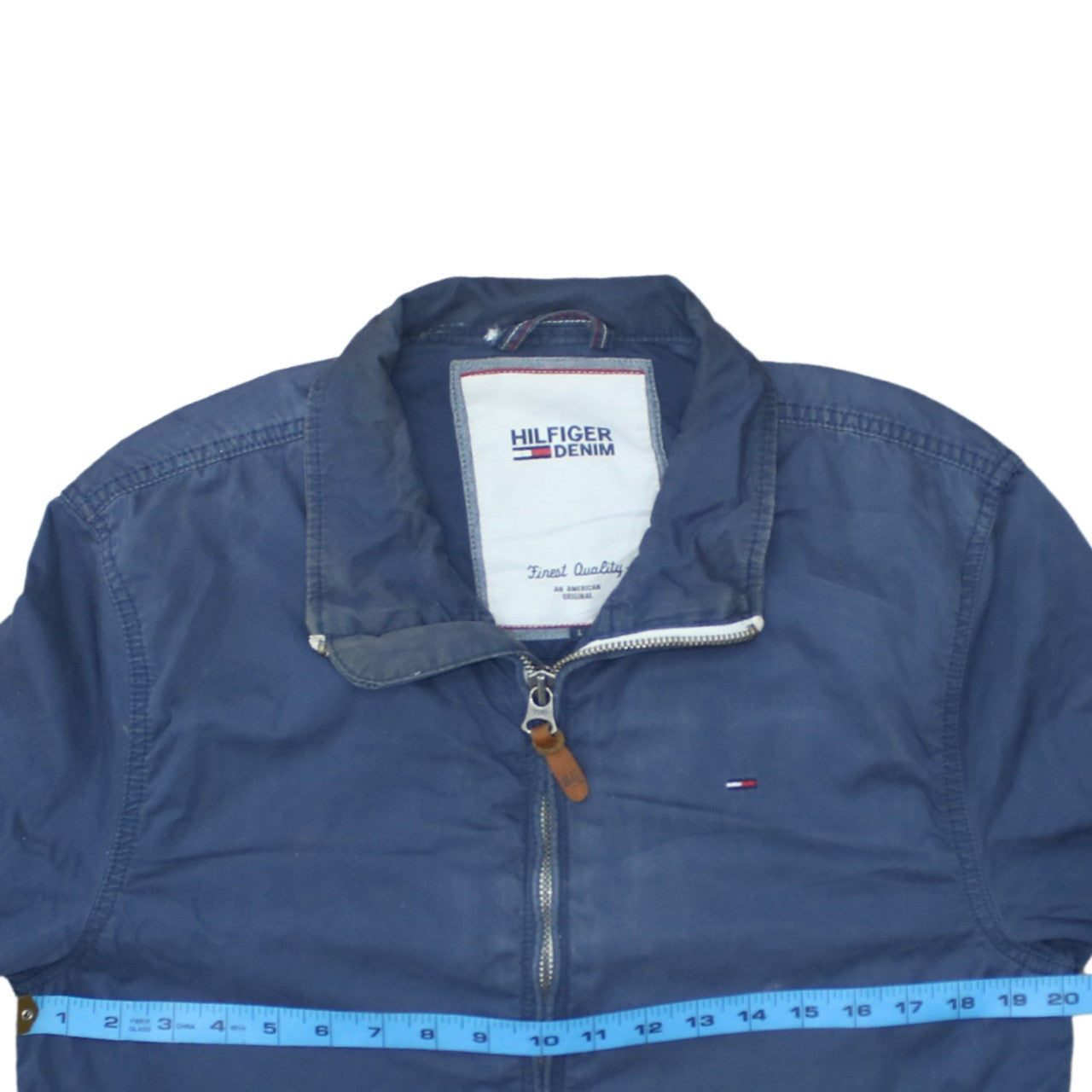 Tommy Hilfiger Denim Men's Blue Full Zip Cotton Jacket L