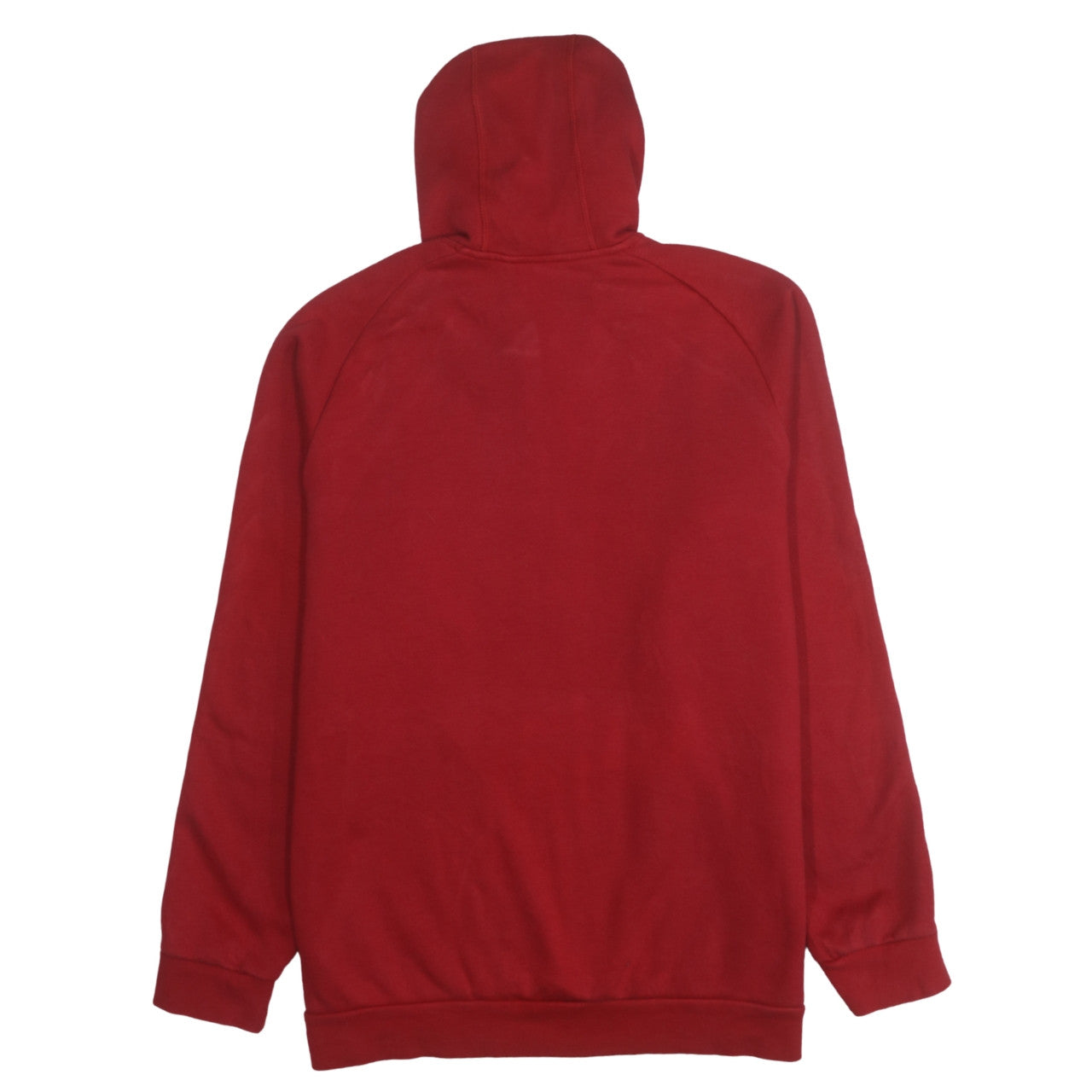 Adidas Men Red XL Pullover Hoodie Sports Fleece Sweatshirt