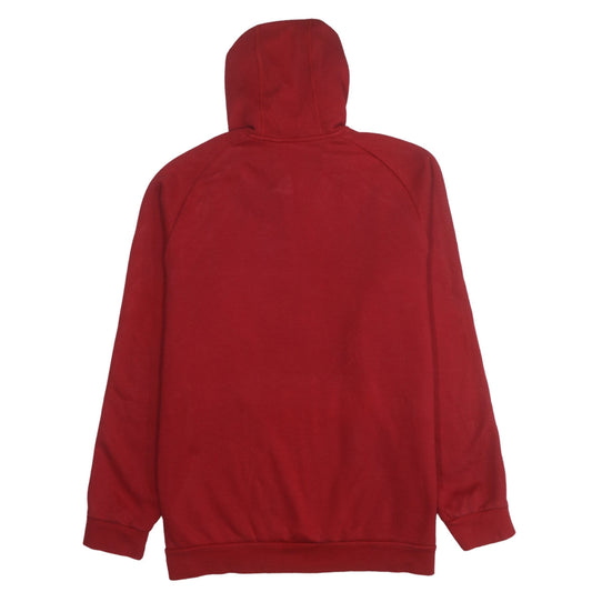 Adidas Men Red XL Pullover Hoodie Sports Fleece Sweatshirt