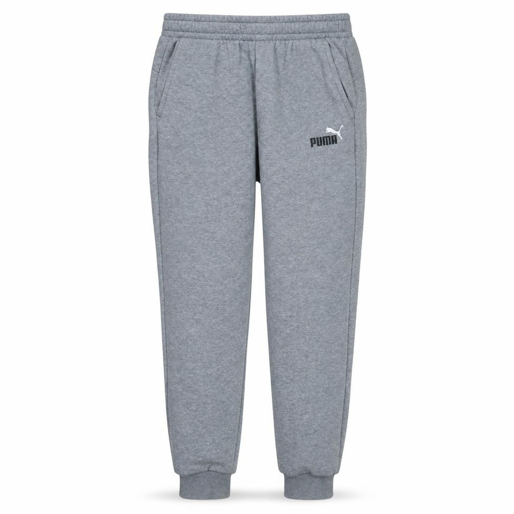 Puma Mens Grey Fleece Sweatshirt Joggers L Regular Fit Sportswear
