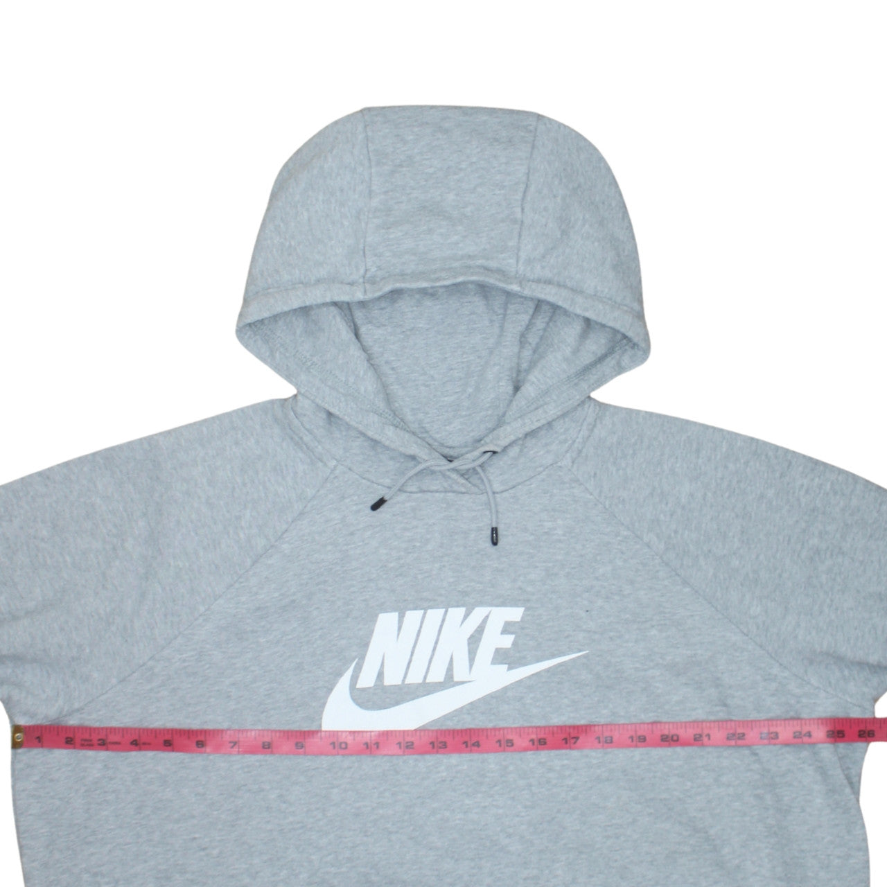 Nike Men's Grey 2XL Pullover Hoodie with Logo Print