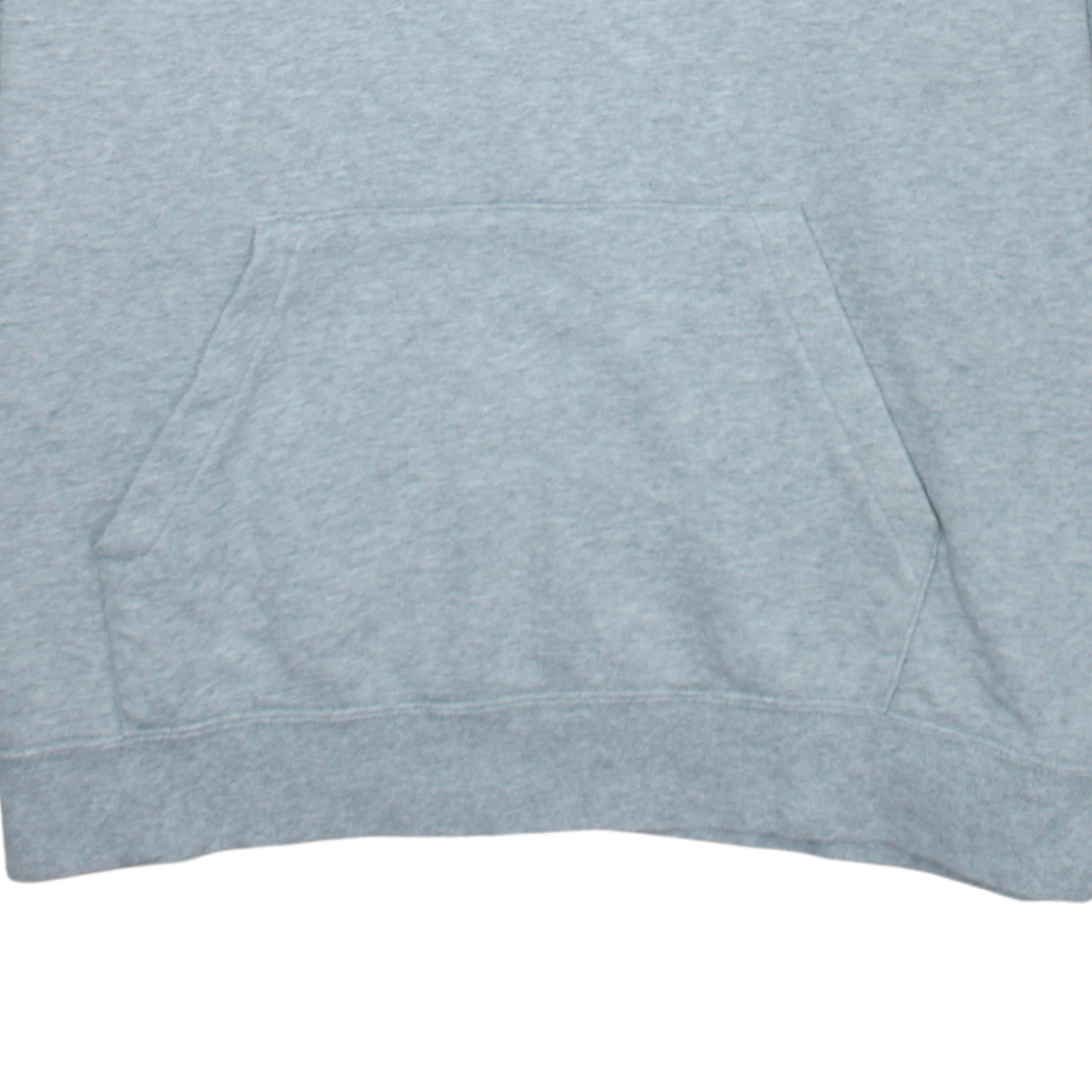 Nike Men's Grey 2XL Pullover Hoodie with Logo Print