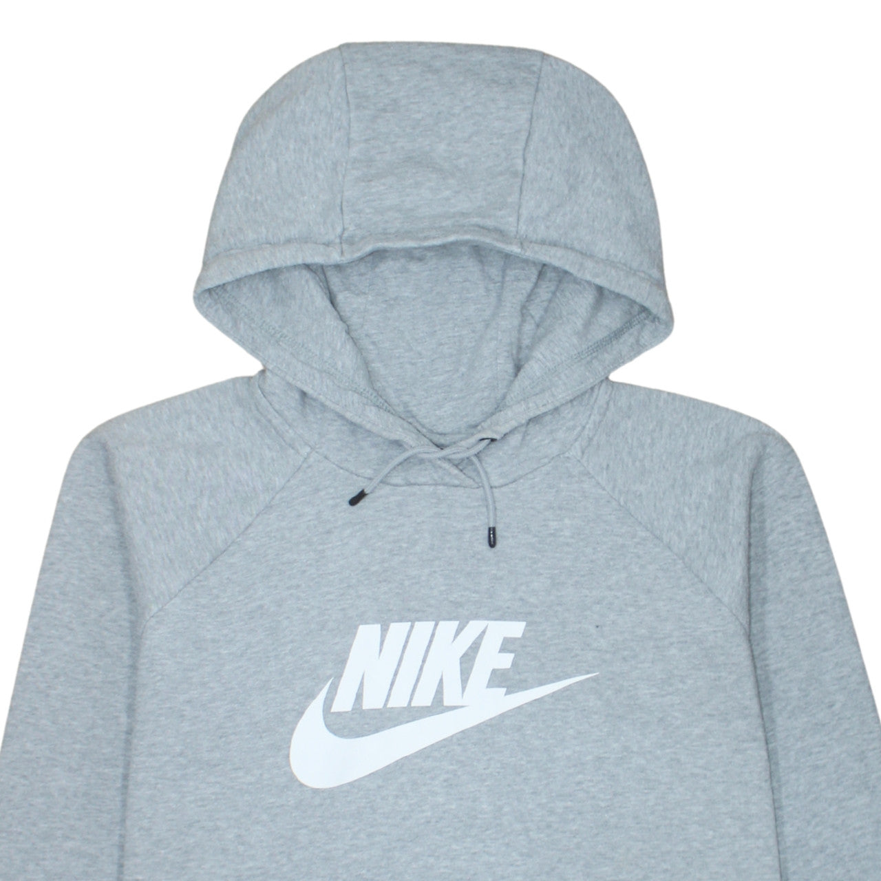 Nike Men's Grey 2XL Pullover Hoodie with Logo Print