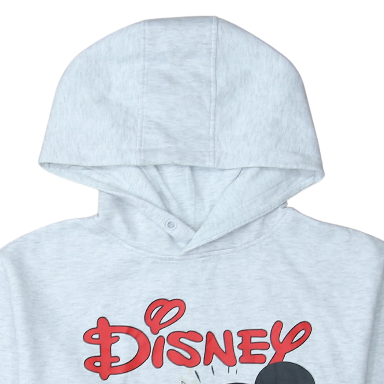 Disney Women Grey Mickey Mouse Pullover Hoodie Size S