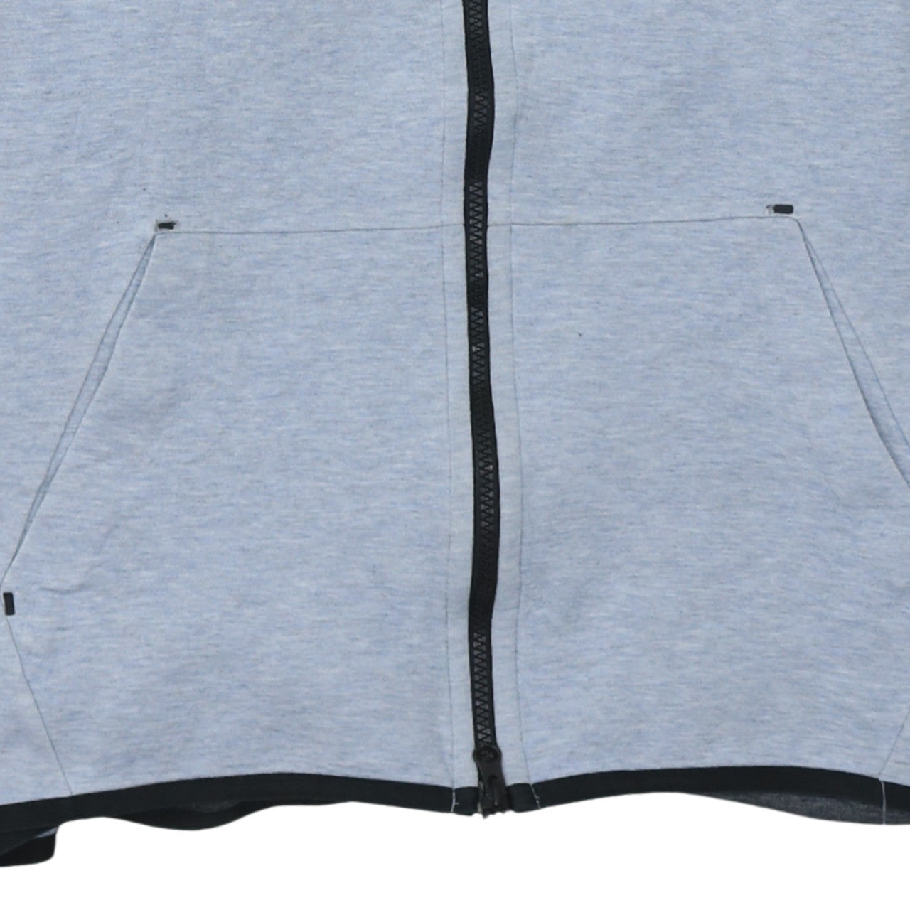 Nike Men's Grey Full Zip Hoodie L Sportswear Sweatshirt