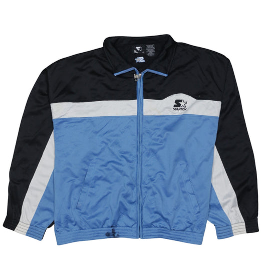 Starter Men's Blue XL Retro Full Zip Sports Sweatshirt Jacket