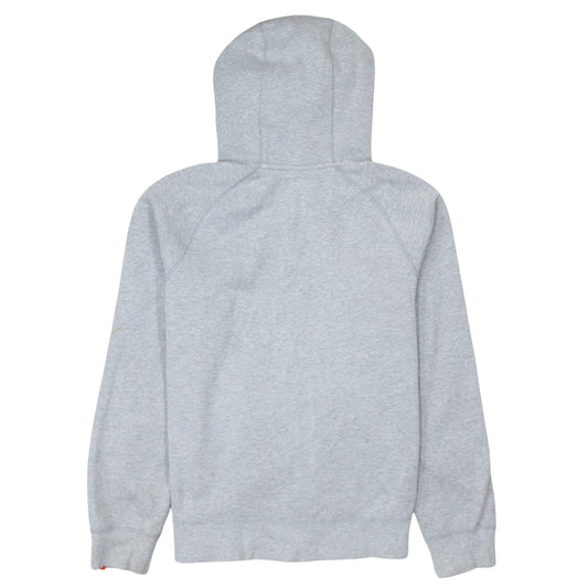 Nike Men's Grey Full Zip Hoodie S Regular Fit Sportswear