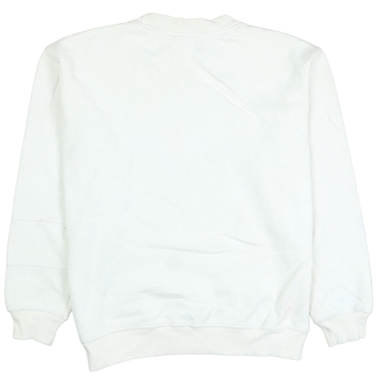 Ellesse Womens White Small Pullover Sweatshirt Crew Neck Long Sleeve Logo