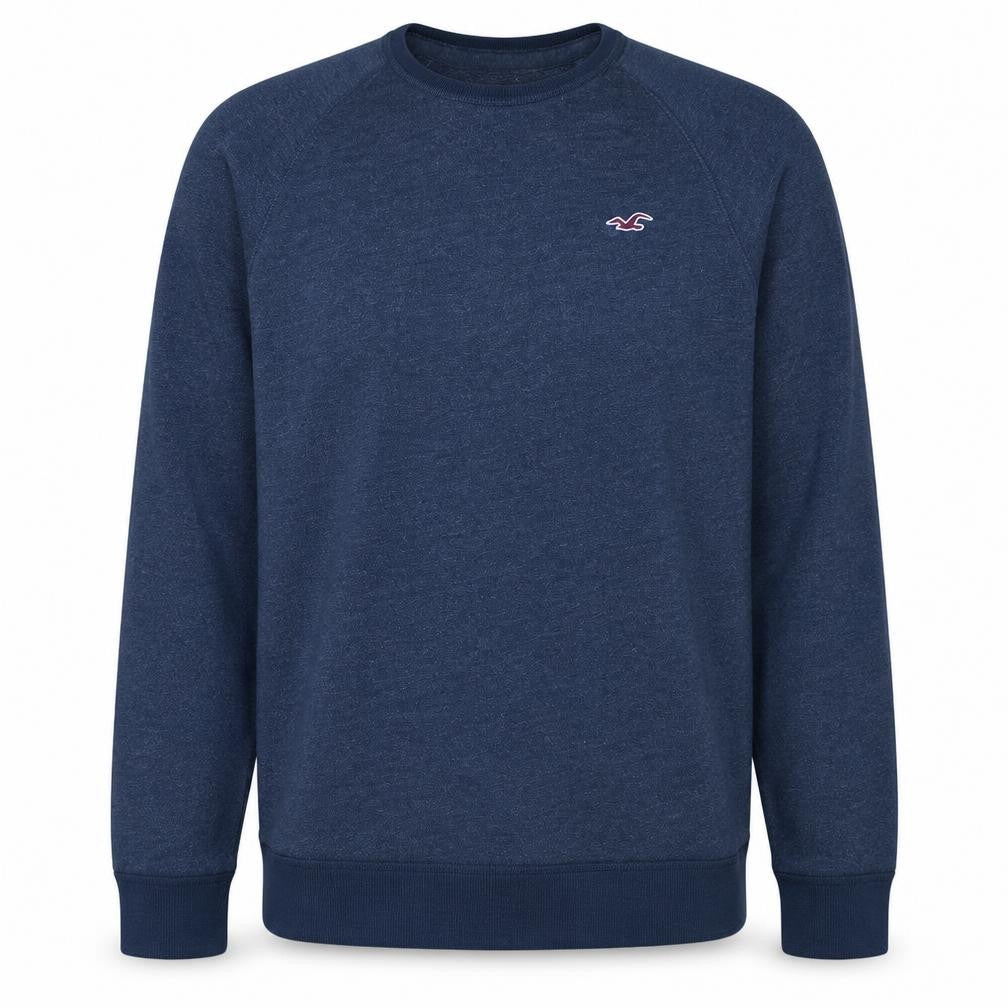 Hollister Men's Blue XL Pullover Crew Neck Sweatshirt